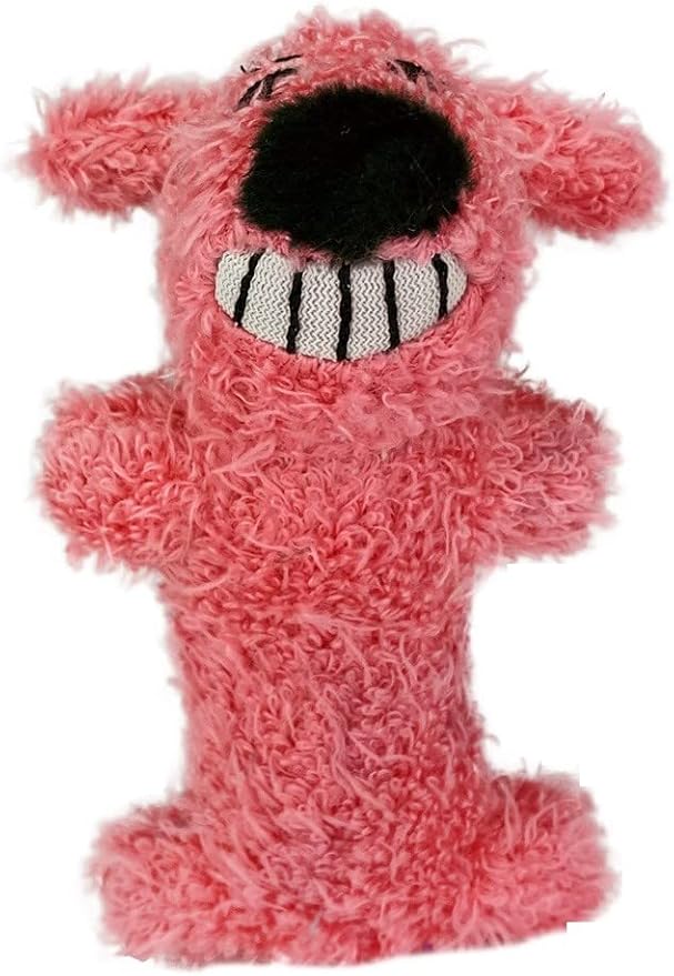 Multipet LOOfA Dog for Cats, 3 Inches Cat Toy (Assorted Color, 1 Pack)