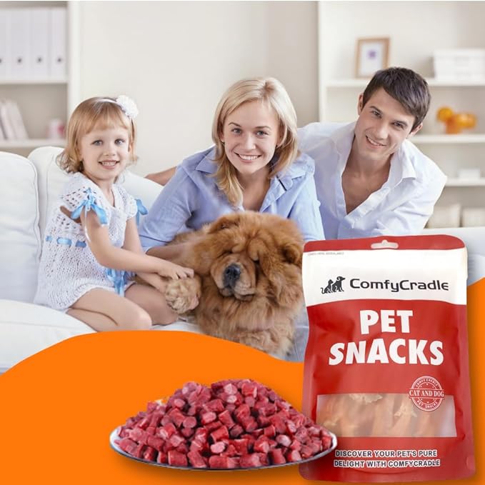 Beef Bites Dog Treats, Made with Real USA Sourced Beef, A Wholesome & Simple Limited Ingredient Soft Chew for Sensitive Stomachs, 7.05 Ounce