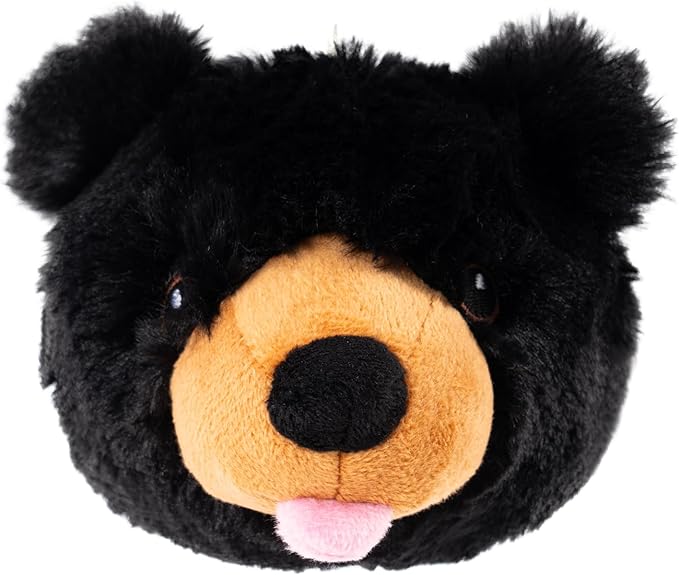 Tall Tails 2-in-1 Fetch Ball Dog Toy, Black Bear
