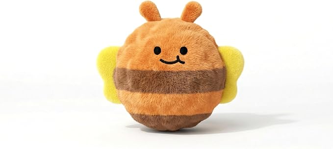Fluffy Squeaky Pet Balls for Small Dogs and Cats (1, Bee)