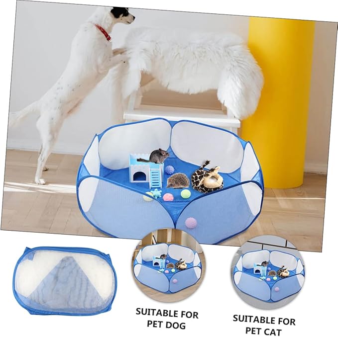 Portable Pet Tent for Dogs and Cats Folding Playpen Breathable Design for Use Scratch-Resistant