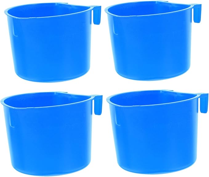TOYANDONA 4pcs Thickened Bird Cage Feeding Bowl Versatile Hanging Dog Feeder Bowl Easy Install for Small Pets