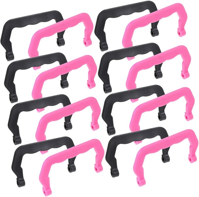 Happyyami 20pcs Detachable Plastic Bird Cage Handles Portable Hamster Cage Lifting Handles for Outdoor Use Lightweight and Design for Easy Carrying