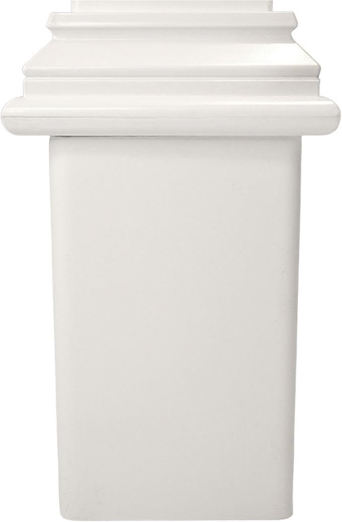 Camellia Bird Feeder with Decorative Mounting Post – Verdigris Roof, 2-Quart Capacity, White PVC Feeder & Vinyl Post with Ground Anchor for Garden, Yard & Backyard Birding