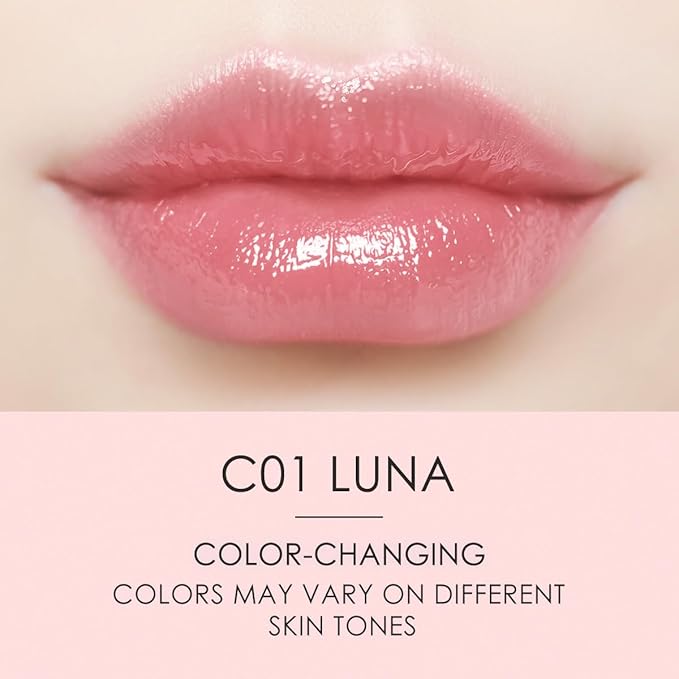 CATKIN Tinted Lip Balm Color Changing Lipstick Ultra Hydrating 100% Natural Lip Moistrurizer with Vitamin E Nourishing For Cracked & Dry Lips 0.12 oz Pink