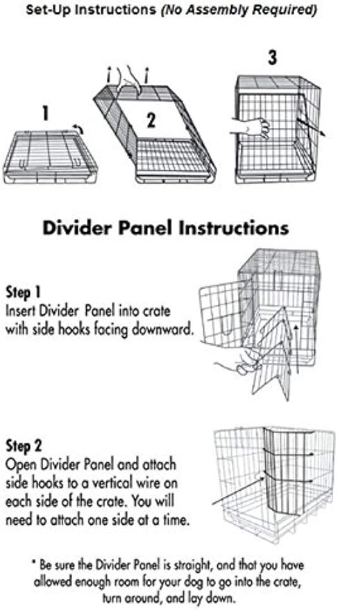Precision Pet Products Two Door Great Crate Wire Dog Crate, 42 Inch, For Pets 70-90 lbs, With 5-Point Locking System