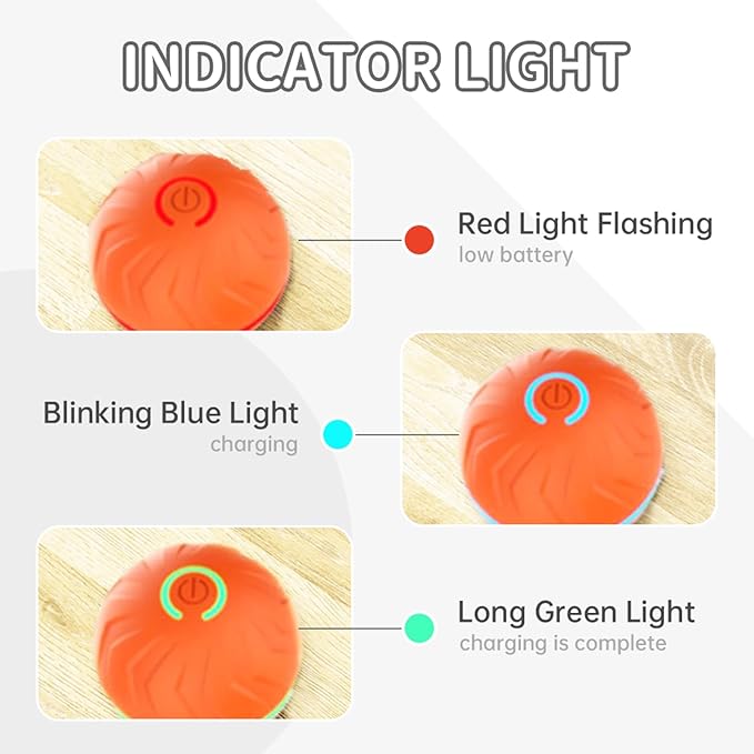 hoehew Vibrating Dog Ball, 2025 New Moving Dog Ball, Upgraded Interactive Dog Ball, Automatic Bouncing Ball Toy for Pet, Shaky Ball Toy for Small Dogs and Cats (b-2pc)