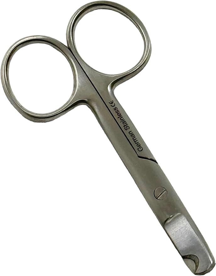Dog and Cat Nail Cutters Scissors Style German Stainless Steel - For Small Animals, Cats, Dogs, Birds - Grooming Essentials (Set of 4)