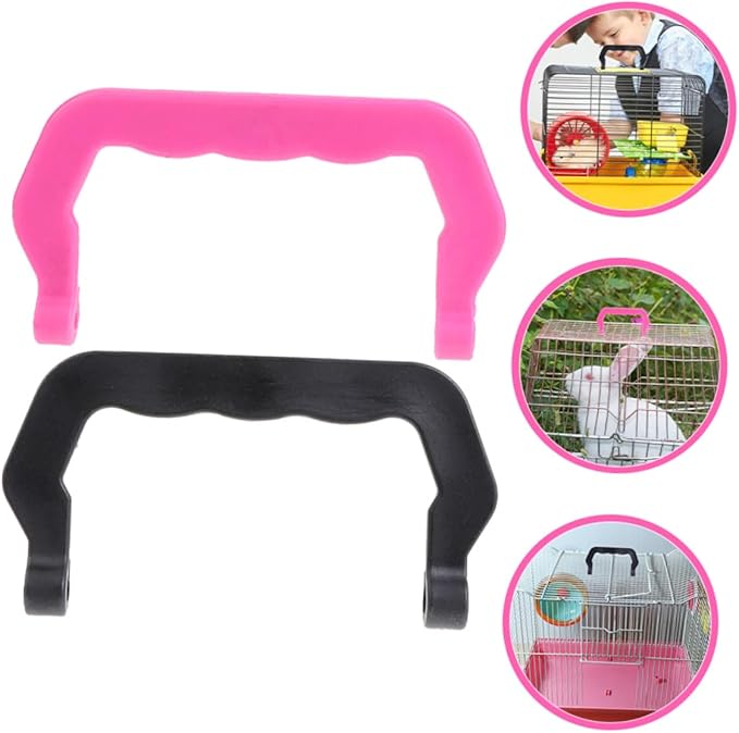 20pcs Pet Cage Plastic Handle Outdoor Portable Cage Kit Handles for Hamster Birdcage