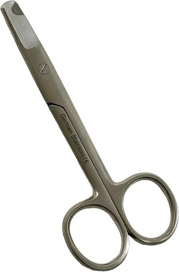 Dog and Cat Nail Cutters Scissors Style German Stainless Steel - For Small Animals, Cats, Dogs, Birds - Grooming Essentials (4.5")