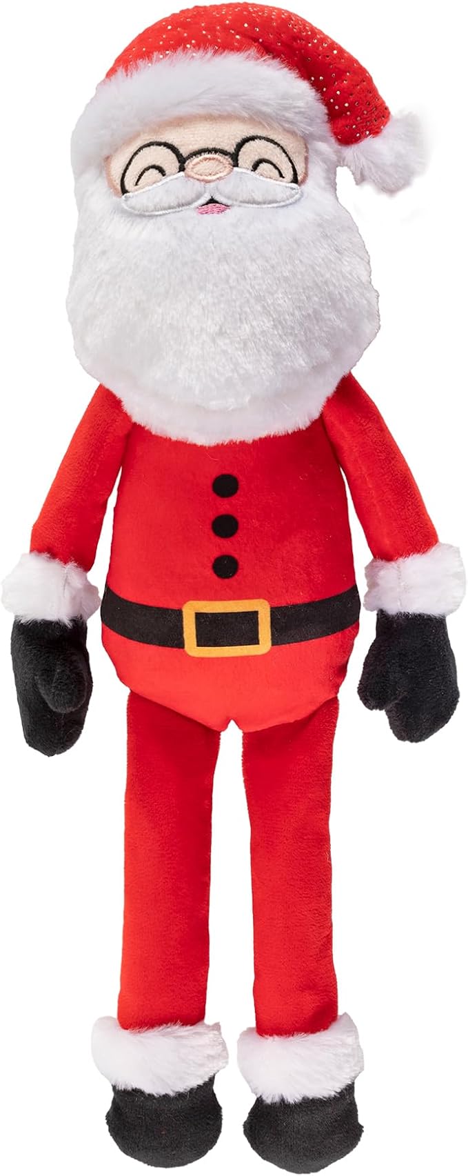 Fringe Studio Pet Toy, to The Chimneys! Santa Plush Dog Toy, PetShop Collection (314633)