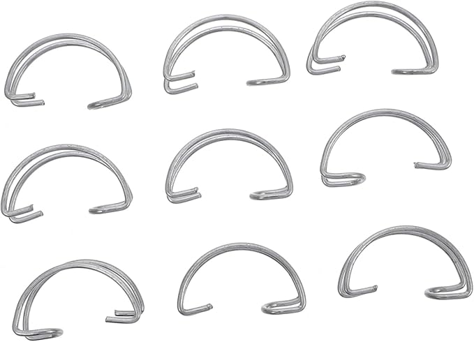 BESPORTBLE 40pcs Heavy-Duty Cage Door Hooks Multifunctional Hooks for Bird and Rabbit Cages Space-Saving Design for Home Use Durable Steel Construction