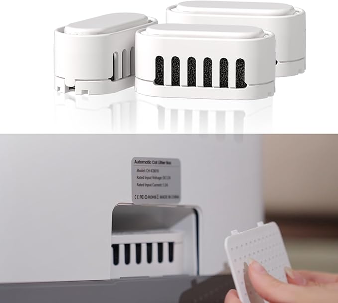 Cat Litter Box Deodorizers(3-pack) Compatible with Ellenpent ICB019 & ICB020 Automatic Litter Box