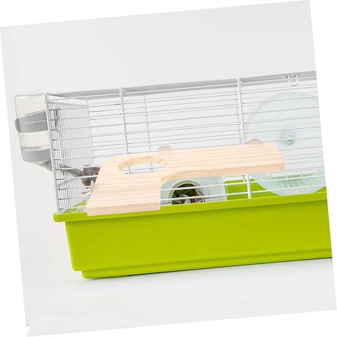 LIOOBO 1Set Wooden Pet Platform for Hamsters Chinchillas and Small Birds Versatile Climbing Board Jumping Platform for Habitat Enrichment Dwarf Hamster Accessories and Birdcage Use
