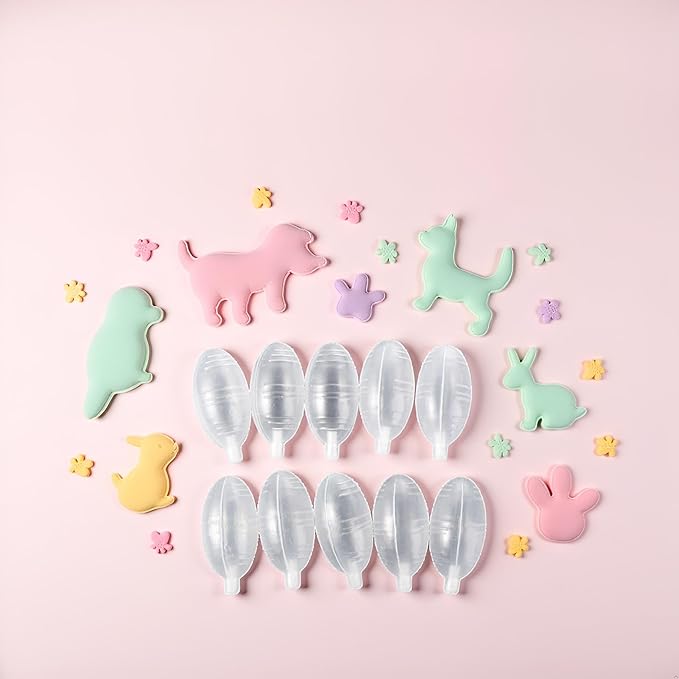 10 Pcs Squeaky Toy Doll Noise Maker BB Squeakers Repair Fix Insert Replacement Plastic Dog Cat Parrot Bird Rabbit DIY Toys Accessories