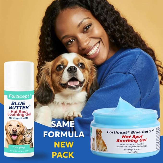 Forticept Dog and Cat Wound Care Cream, Heals Wounds, Hot Spot Treatment for Dogs and Cats, Soothes Inflammation, Prevents Infection, Treats Bites, Scratches & Skin Ulcers 3 oz