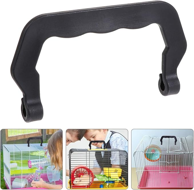balacoo 10pcs Portable Plastic Bird Cage Handle Set Lightweight Lifting Handles for Pet Carriers Easy Installation Safe and Comfortable Grip for Outdoor Travel
