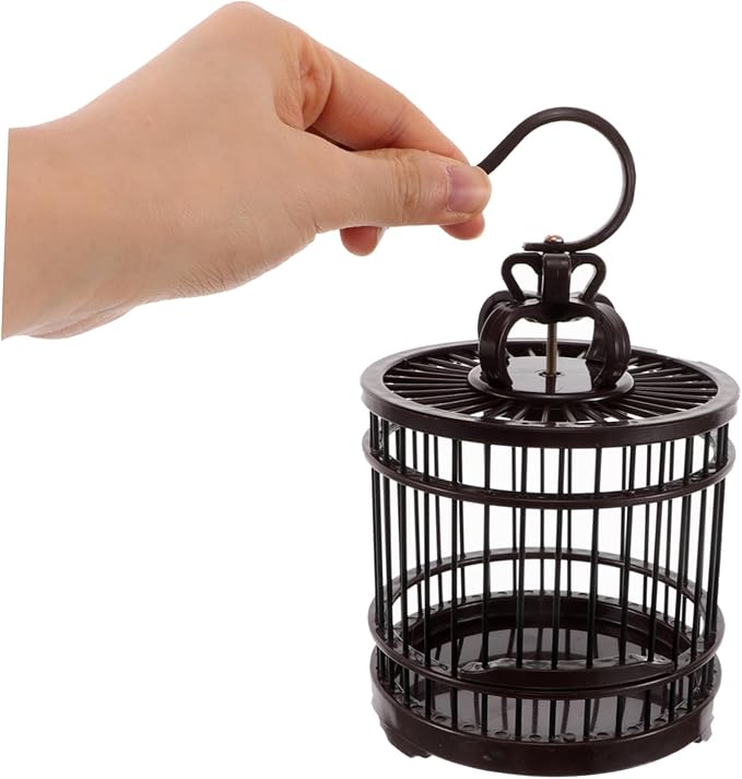 BESPORTBLE Portable Decorative Bird Cage Habitat Box Small Animal Carrier for Crickets Hamsters Hummingbirds Easy to Clean Stylish Design for Indoor Outdoor Use