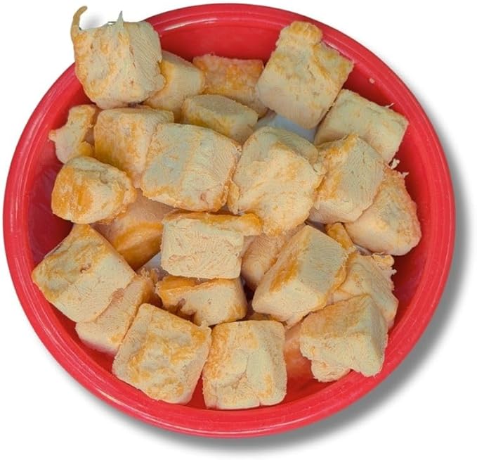 | Freeze Dried Cat Treats | Salmon Bites, Single Protein | Premium Quality | Grain Free Training Treats for Cats, 2 oz Pouch