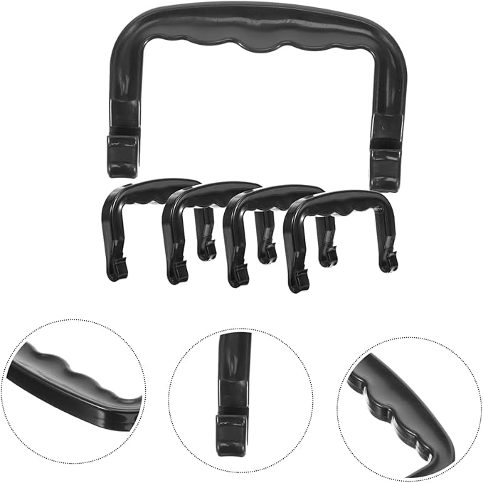 Abaodam 5pcs Portable Plastic Handle for Pet Cages Easy Install Multi-use Accessory for Hamster Bird and Animal Cages for Carrying and Transporting Pets