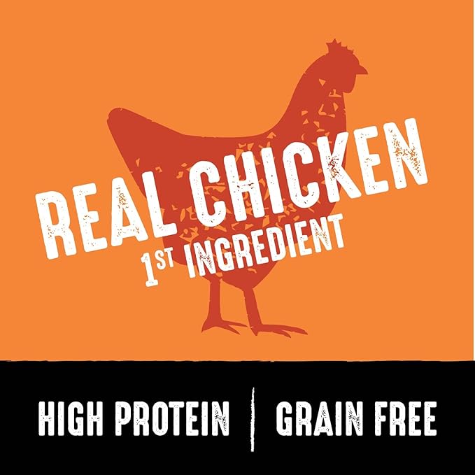 CRAVE Grain Free with Protein from Chicken Dry Adult Dog Food, 12 Pound Bag