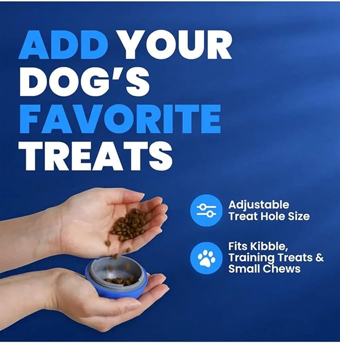 Smart Touch Interactive Dog Toy, 2 in 1 Interactive Dog Balls ＆ Pet Feeder, Track Food Leaking Ball, Cats Dogs