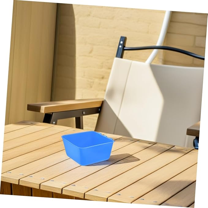 GANAZONO 6pcs Rabbit Food Bowl and Bird Water Cup Set Hanging PET Feeding Bowls for Small Animals Sturdy 12.5 * 9.5 * 6CM Suitable for Bird Cage and Rabbit Hutch