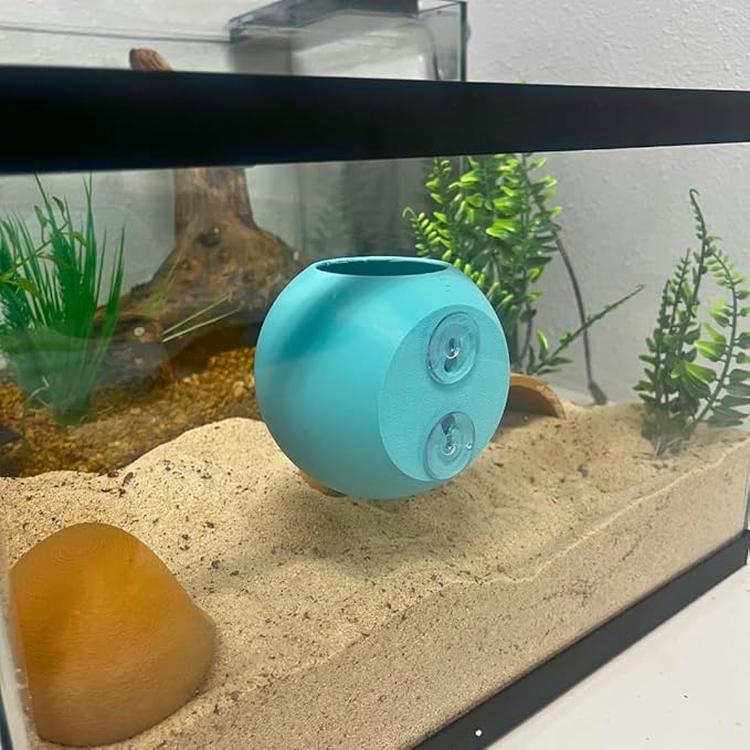 Chatelet REEFSHAPE Betta Fish Bubble Aquarium Tunnel | Attach to Aquarium Side Panels | Great for Betta Fish & Other Aquatic Pets | Made in USA (White)