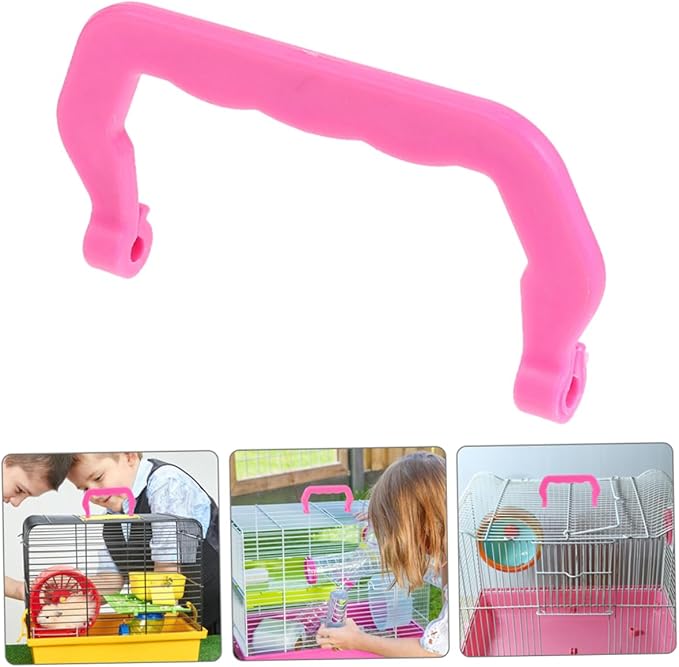 BESPORTBLE 12pcs Plastic Replacement Handles for Pet Crates Ergonomic Detachable Design for Easy Carrying and Storage Versatile Use for Birdcages and Cat Carriers