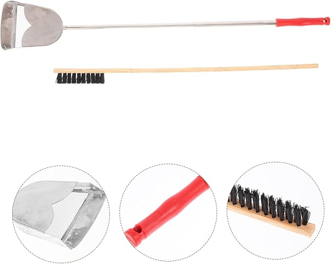 Toddmomy 2pcs Bird Cage Cleaning Brush Set Bird Droppings Cleaner Brush Small Animal Cage Cleaner Household Cleaning Tools
