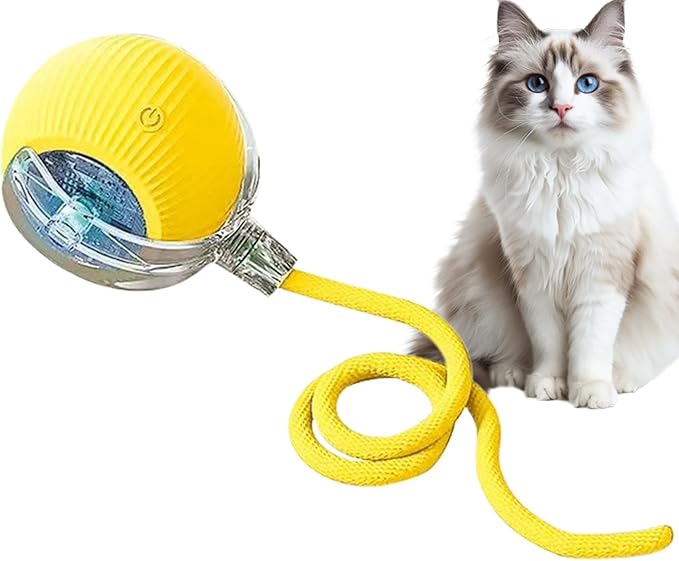 Interactive Rolling Dog Ball, Chewie Viral Rolling Ball, Chewie Ball for Dogs, Interactive Dog Smart Ball Toy, Smart Automatic Rolling Pet Ball for Dog Cat