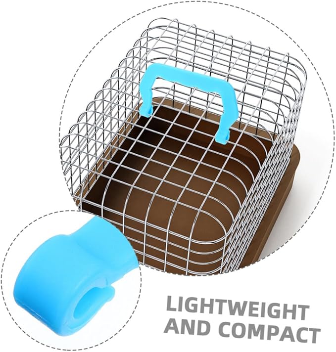 BESPORTBLE 12pcs Plastic Replacement Handles for Pet Crates Ergonomic Detachable Design for Easy Carrying and Storage Versatile Use for Birdcages and Cat Carriers