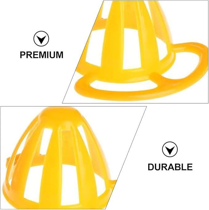 KALLORY 2pcs Parrot Feeding Bowls Pet Basket Food Basin for Birds Cage Mounted Vegetable Fruit Holder Suitable for Parrots and Small Birds Random Color