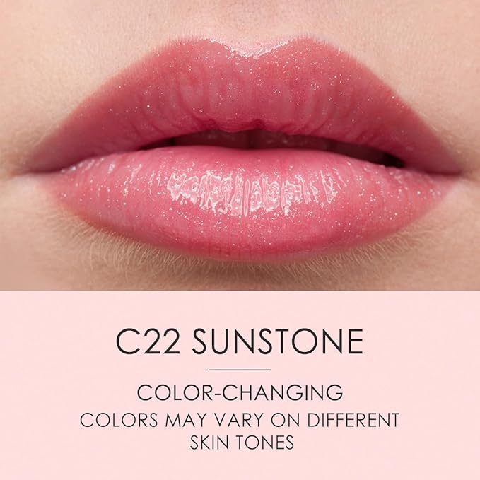 CATKIN Lip Balm Tinted Color Changing Lipstick Ultra Hydrating Lip Deep Moistrurize Lip Care with Vitamin E Nourishing For Cracked & Dry Lips 0.12 oz C22