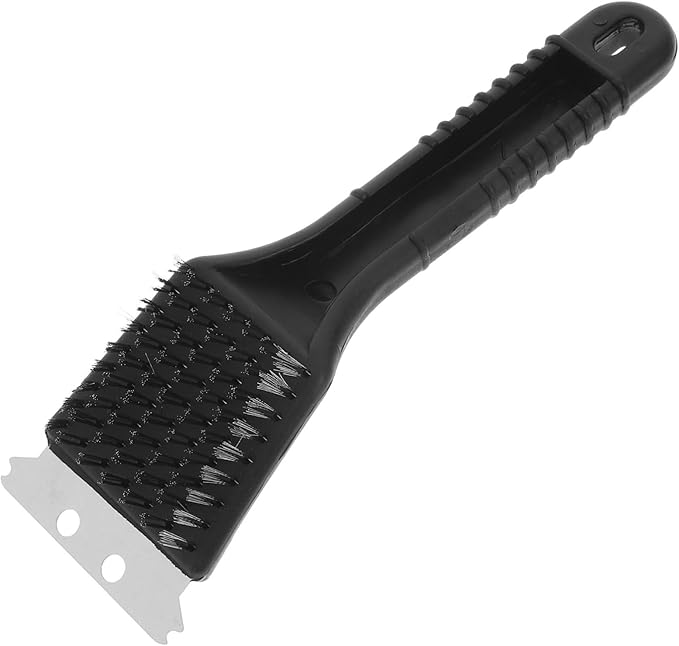 VICASKY Multi-Function Birdcage Brush Parrot Poop Cleaner Stainless Steel Shovel Brush for Bird Cage Hygiene