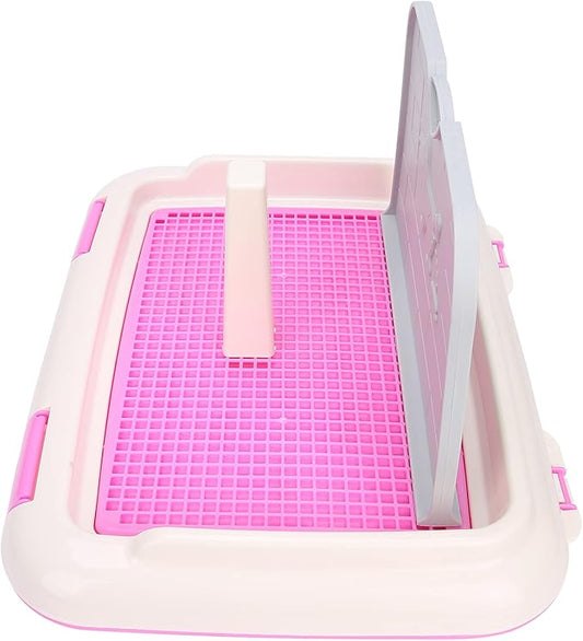 Dog Toilet Indoor Puppy Training Toilet Cat Potty Fence Dog Scheduled Urination Potty Tray Dog Litter Box ()
