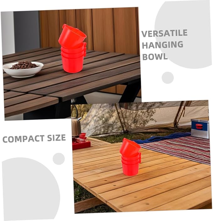 Kisangel 8pcs Hanging Rabbit Food Bowl and Water Cup Set Durable PET Feeding Bowls for Small Animals for Bird Cages and Chicken Easy to Install 8.3x8.3x6cm