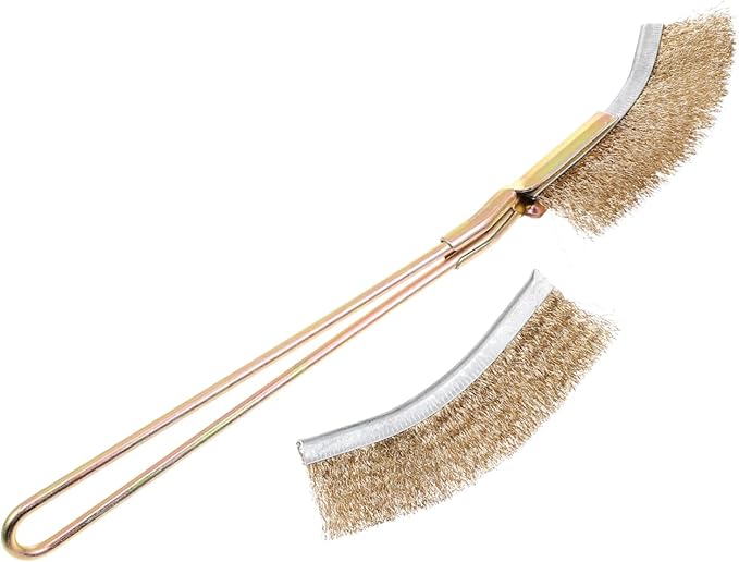 Toddmomy 1set Handle Bird Cage Cleaner Brush Steel Wire Bristles for Efficient Cleaning of Bird Cages Perches Kennels Care Accessory