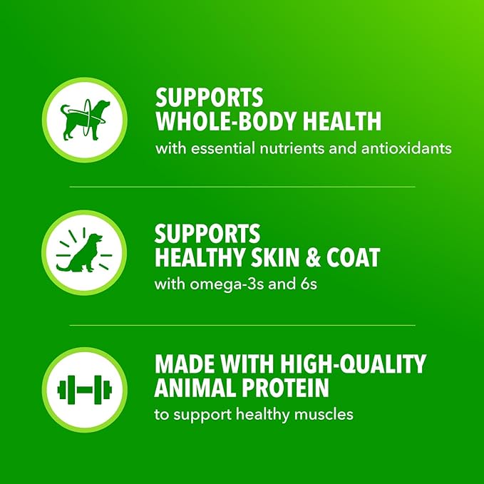 IAMS Proactive Health Adult Wet Dog Food, Chicken, Peas and Carrots Recipe, 3.5 oz. Pouch (16 Count, Pack of 1)