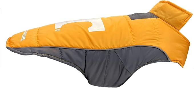 Pets First Collegiate Tennessee Volunteers Puffer Vest for Dogs & Cats. Size Small. Warm, Cozy, and Waterproof Dog Coat, for Small and Large Dogs/Cats.