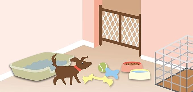 Dog Litter Pan by PuppyGoHere (Black, 20" x 15" x 5") Suitable for Dogs up to 6 lbs.