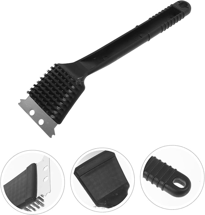 Levemolo Bird Cage Cleaning Brush Stainless Steel Shovel Handle Tool for Easy Removal of Bird Droppings and Feces Essential Accessory for Parrot and Pet Cage Maintenance