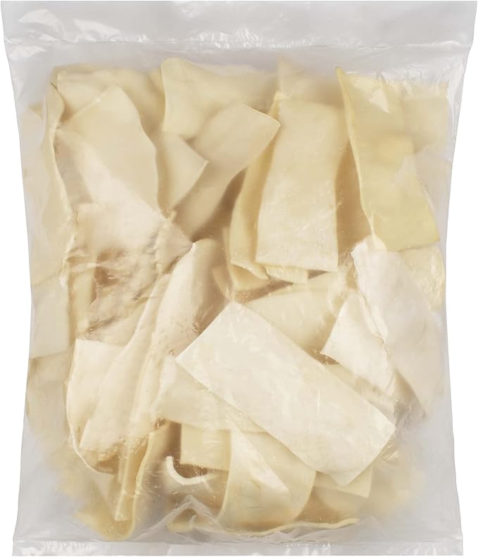 Chips 3-Pound Bag - Premium Large Dog Rawhide Chews - Ideal for Agressive Chewers Dog Rawhide Treats - Durable Rawhide Bones for Large Dogs