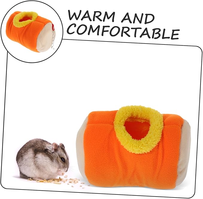POPETPOP Delicate Hanging Nest for Hamsters Parrots Pets Cozy Sturdy Design for Ferrets Chinchillas Creative Attractive Pet Hideout for Birdcages and Play Areas
