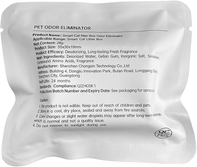 Penthouse Paws Litter IQ Deodorizer Tablets 6 Pack, Odor Control for Litter IQ Waste Drawer to keep home smelling, Long-Lasting freshness, Easy to Use, Safe for Cat