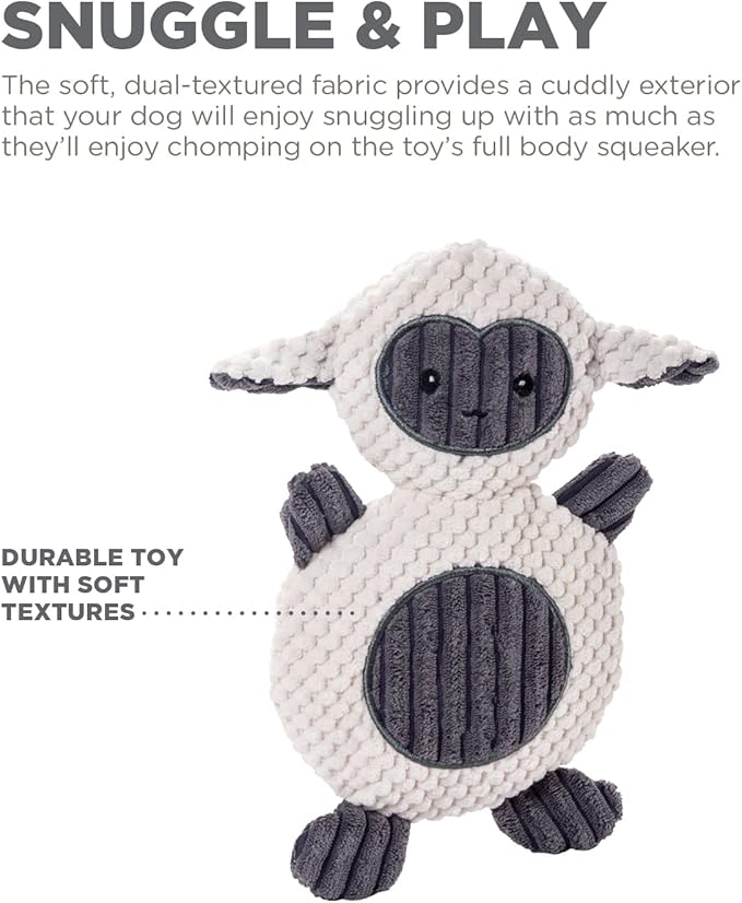 Outward Hound by Charming Pet Animates Lamb Plush Squeaky Dog Toy