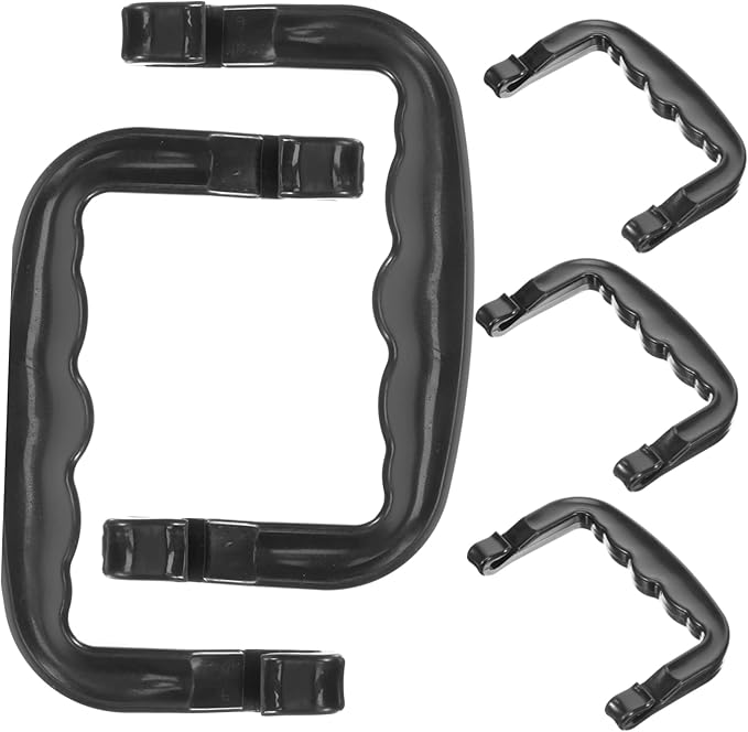 LIOOBO 5pcs Portable Pet Cage Handle Multi-use Plastic Lifting Grip for Bird Hamster Small Animal Cages Lightweight Design for Outdoor Convenience