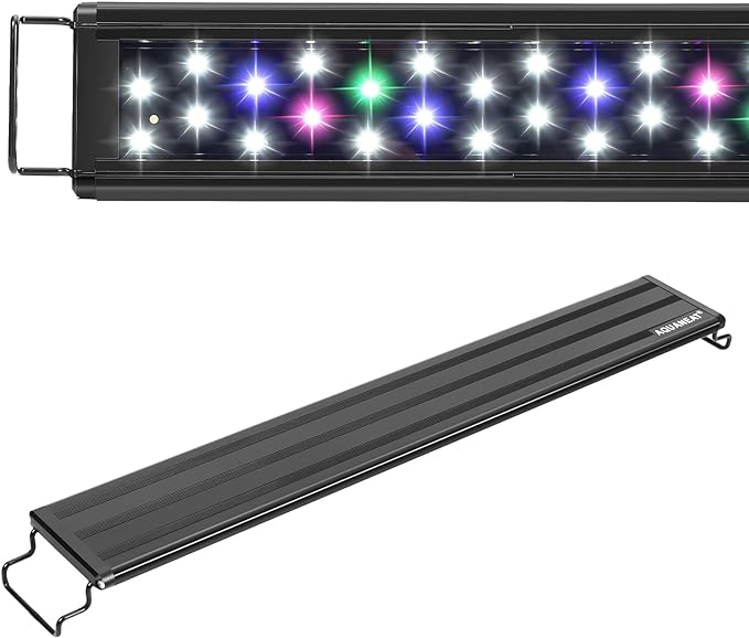 AQUANEAT LED Aquarium Light Full Spectrum for 48 Inch to 54 Inch Fish Tank Light Fresh Water