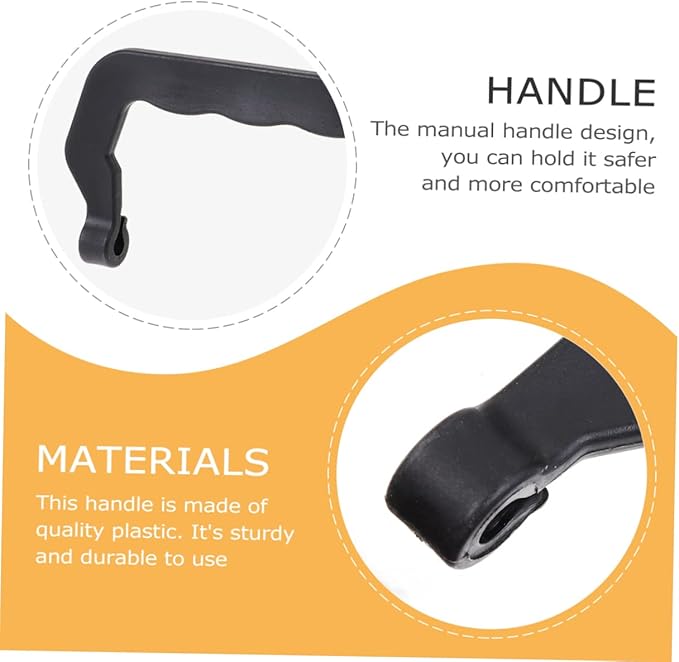Levemolo 10pcs Portable Plastic Pet Cage Handles Lightweight Easy Installation Compact Design for Outdoor Travel Accessory for Birdcages and Pet Carriers