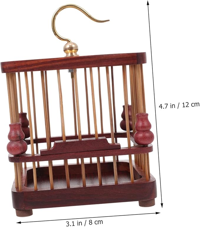 Purple Sandalwood Mini Insect Cage Square Storage Holder Detachable Lid for Breeding and Observation